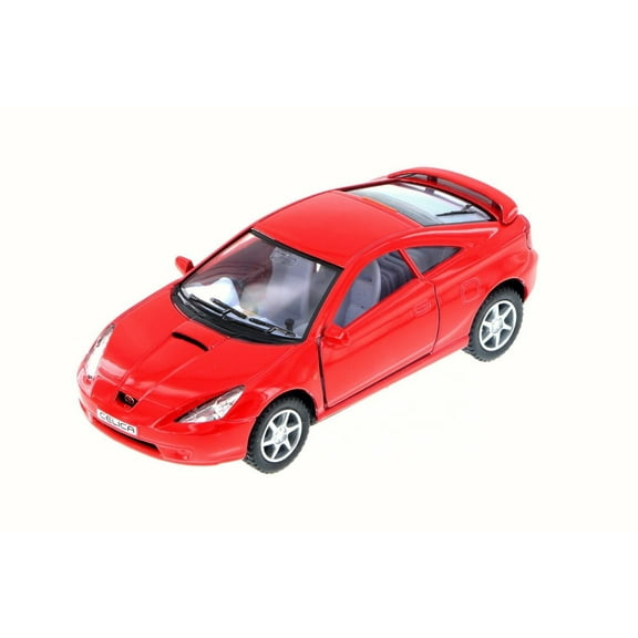 Toyota Celica, Red - Kinsmart 5038D - 1/34 Scale Diecast Model Toy Car (Brand New but NO BOX)