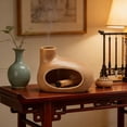 thumbnail image 6 of Handcrafted Ceramic Palo Incense Censer Ash Catcher with Chimney for Wood Sticks, Minimalist Incense Burner for Home Room Decor, 6 of 6