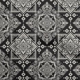 thumbnail image 1 of oneOone Polyester Spandex Black Fabric Asian Block Fabric For Sewing Printed Craft Fabric By The Yard 56 Inch Wide, 1 of 4