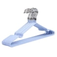 thumbnail image 3 of Perchas de , Paquete de 10 Perchas para Ropa Seca Y Húmeda de Alta Resistencia con Almohadillas Antideslizantes, Organizador para Ahorrar Espacio, perfecl  Estante de almacenamiento de suspensión de hierro, 3 of 8