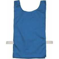 Champion Sports Heavyweight Nylon Pinnie, Pack of 12, Blue, Adult