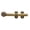 Satin Brass, variant on Baldwin 0379031 Surface Bolt, Unlacquered Bright Brass