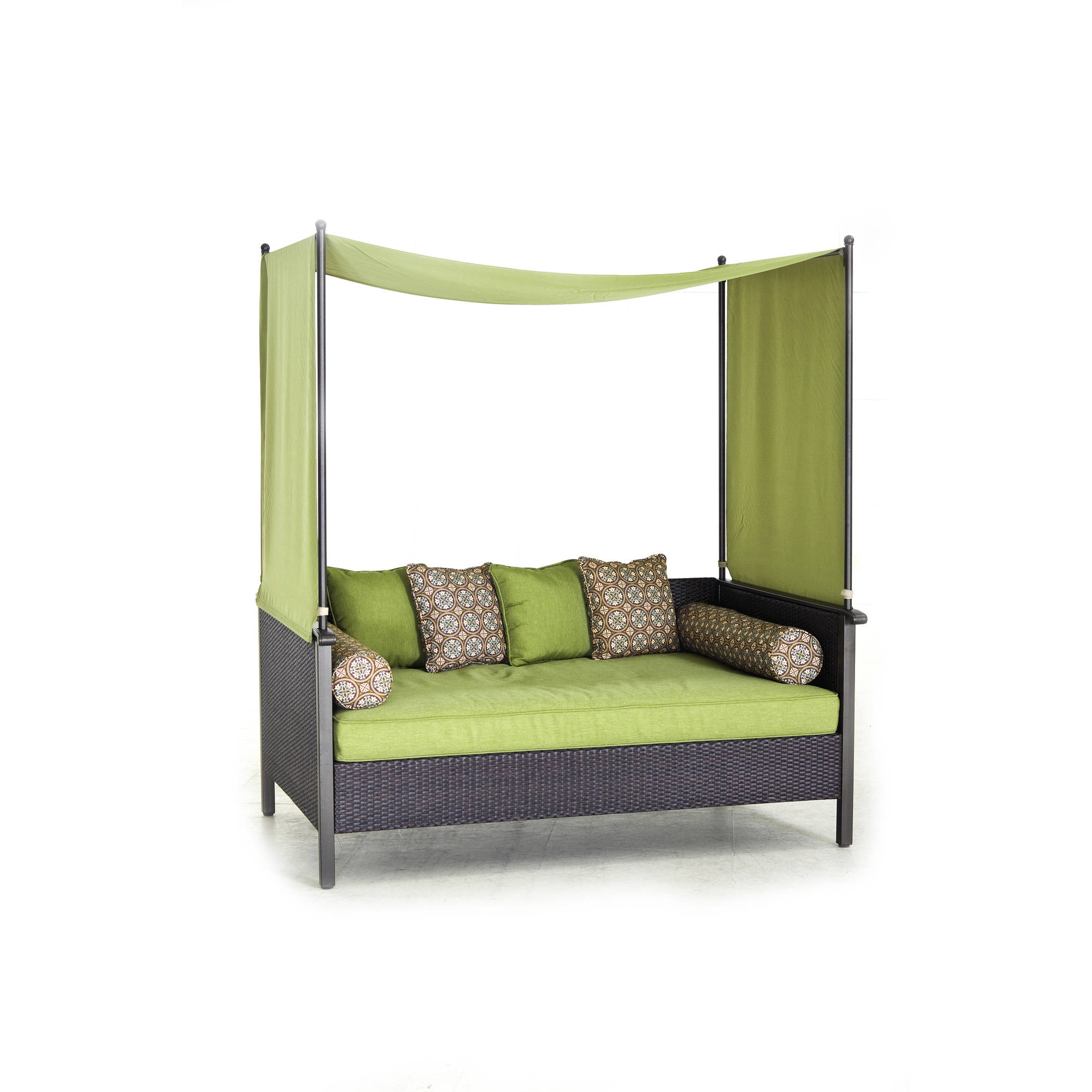 Better Homes & Gardens Providence Outdoor Daybed with Canopy, Green - image 4 of 10