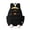 Black, variant on Cute Cartoon Backpack for School, Bookbag with Padded Straps and Multiple Pockets