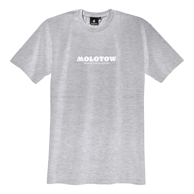 Playera Básica Molotow Gris T-m para Hombre