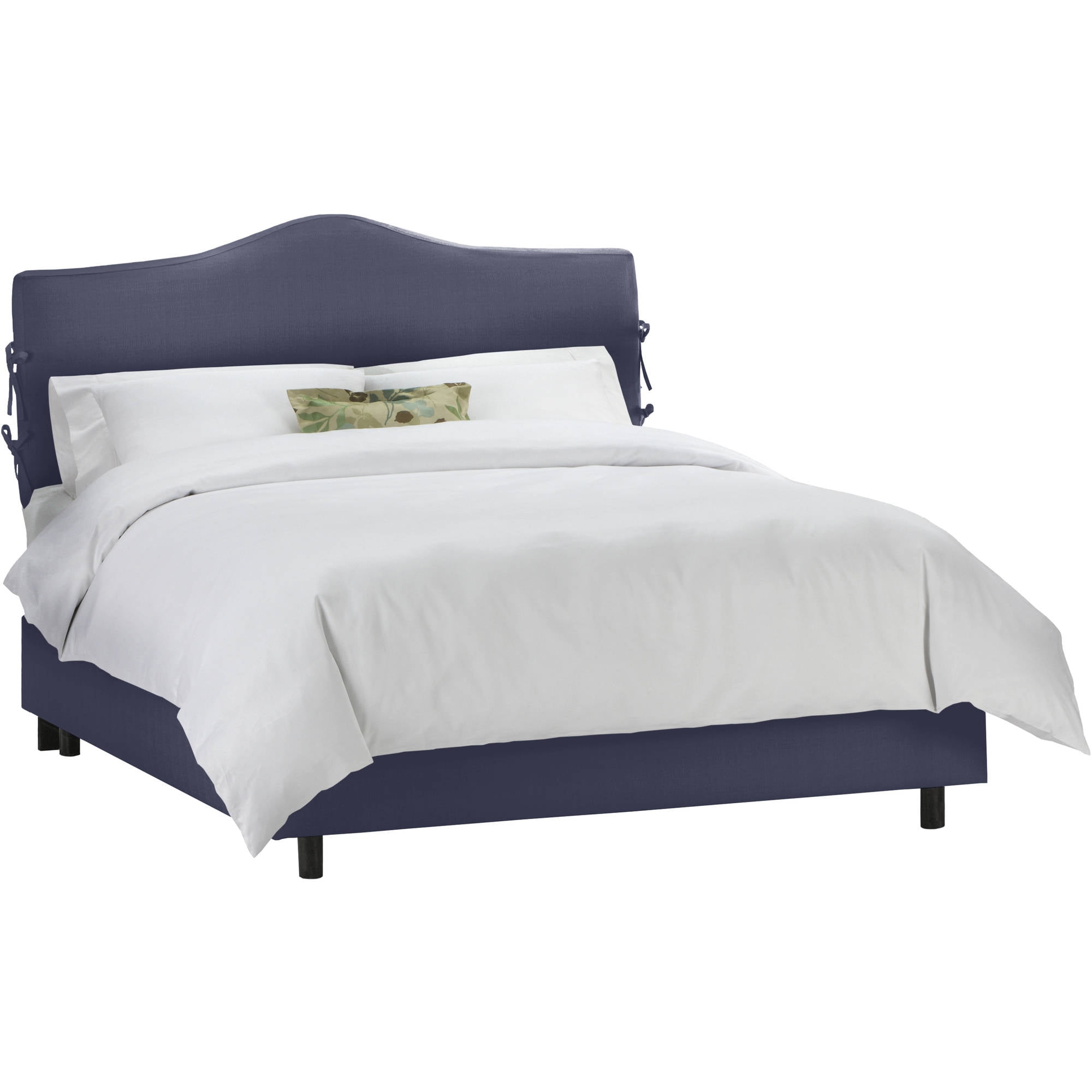 Slipcover Bed With Ties, Multiple Sizes
