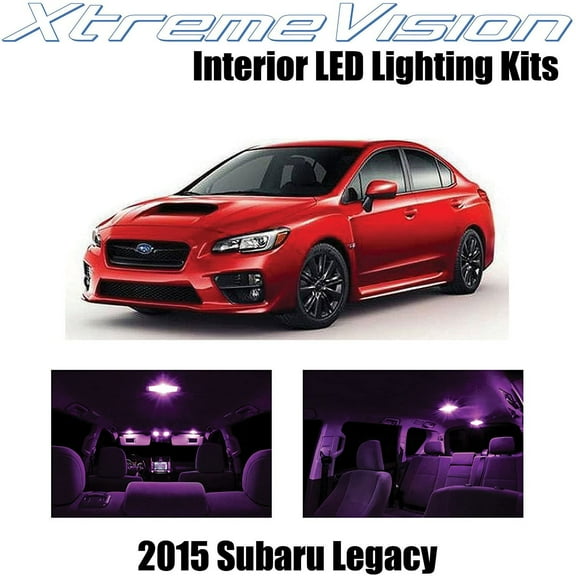 XtremeVision Interior LED for Subaru Legacy 2015  12 pcs Pink Interior LED Kit   Installation Tool