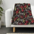 thumbnail image 3 of Picia Vintage Gaming Pattern Baby Soft Dot Blanket with Silky Satin Backing Baby Gifts for Boys and Girls (30" x 40"), 3 of 9
