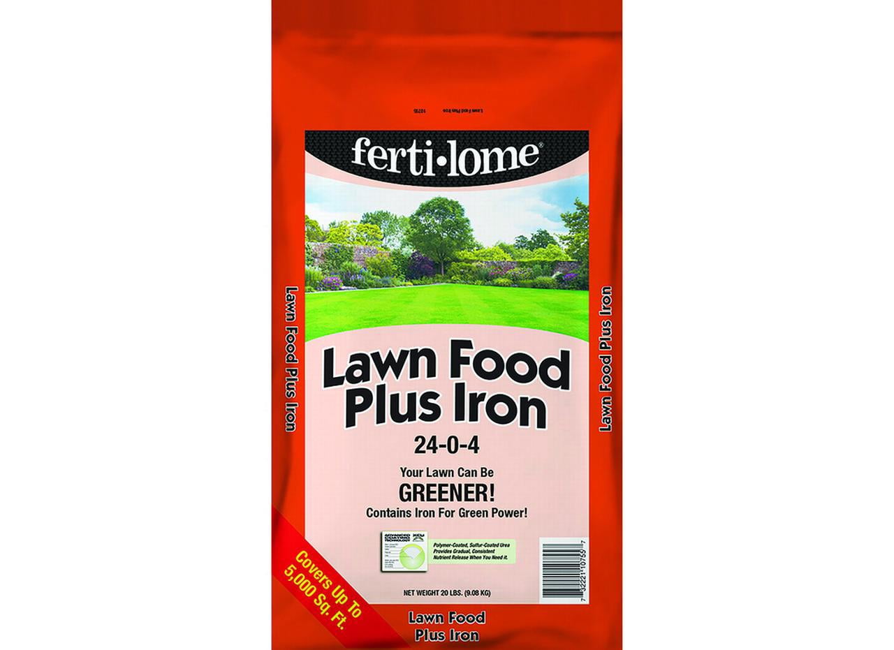 Fertilome Lawn Food Plus Iron 24-0-4 - 20lb