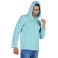 thumbnail image 3 of Atasi Solid Mens Hooded Kurta Full Sleeve Cotton Tshirt Regular Fit Ethnic Wear, 3 of 7