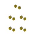 thumbnail image 3 of Qarigey 2 Pieces Flower Earrings Small Rose Women Ear Wedding Girls Accessory Sweet Silver Jewelry Fashion Needle Studs Type2 NO2, 3 of 6