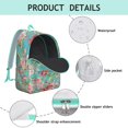 thumbnail image 4 of Flowers Floral Commuter Backpack for School College Teens Adults, Large Capacity Bookbag with Laptop Sleeve, Durable Everyday Travel Backpack, Sunflower Design Unisex Gift Idea for Work or College, 4 of 5