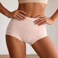 thumbnail image 4 of Chbgutlmr Briefs for Women High Waist Full Coverage Panties Stretch Comfy Solid Color Breathable Underwear, 4 of 5