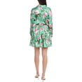 thumbnail image 2 of L’AGENCE womens L'AGENCE Virlen Tiered Shirtdress, m, Green, 2 of 3