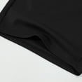 thumbnail image 4 of ROHUUQUE Men Waffle Shorts Drawstring Elastic Waist Straight Leg Solid Summer Bottoms with Pockets Black, 4 of 8