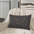 thumbnail image 6 of Binfone Musical Notes Standard Size Pillowcase, Long Staple Pure Cotton Envelope Closure Pillow Cover (Pillow core not included),16"x24", 6 of 7