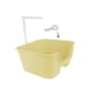 thumbnail image 3 of Bañera automática para periquitos con percha, bomba de ducha para pájaros de interior, USB, fácil de usar Amarillo, 3 of 9
