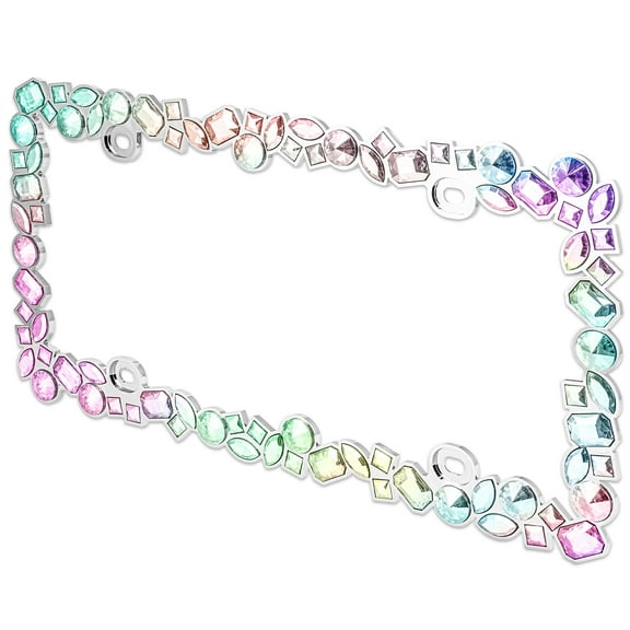 Custom Accessories Iridescent Radiance License Plate Frame