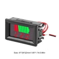 thumbnail image 2 of Car Battery Charge Level Indicator Volt Gauge Meter Auto Identify (12 60V Red), 2 of 4
