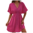 thumbnail image 3 of CAIXIA Womens Swimsuit Coverup Bathing Suit Cover Up Summer Casual Beach Dress, 3 of 8