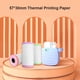 thumbnail image 5 of Rollo Papel para Impresora Btafrte Bolsillo Portátil 6 Uds 57x30mm Papel Térmico Autoadhesivo, 5 of 9