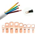 thumbnail image 3 of 60Pcs Copper Ring Terminals Crimp Connector for Electrical Wire Cable SC6-SC25 Set,DUBUNS, 3 of 5
