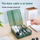 thumbnail image 4 of Organizador de cables Homerr, caja de almacenamiento para cargador, contenedor de almacenamiento para cable de datos, adaptador, clasificación de cables, estuche de almacenamiento con múltiples, 4 of 8