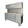 Stainless Steel Rolling Workbench Combo, 72
