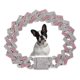 thumbnail image 1 of Collar De Perro Con Cadena Rosa, Collares De Perro Con Eslab, 1 of 7
