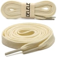 thumbnail image 2 of Solid Flat Shoelaces Hollow Thick Athletic Shoe Laces Strings 2 Pair, 2 of 7