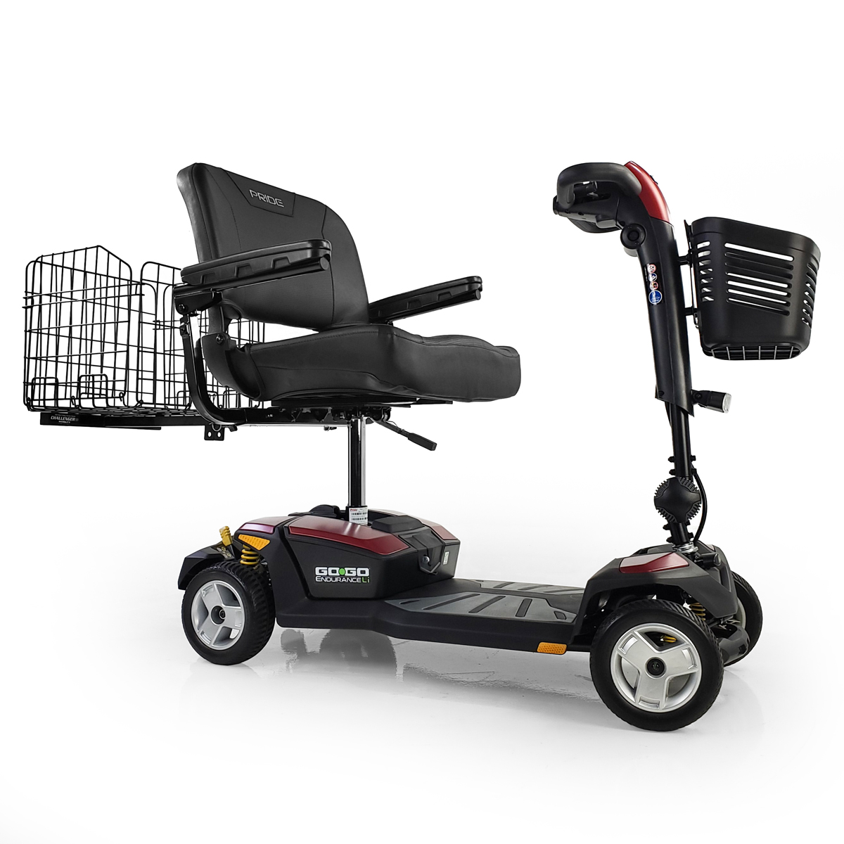 Pride Mobility GoGo Endurance Li 4 Wheel Travel Scooter 8AH Lithium