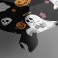 thumbnail image 3 of Black Halloween Ghosts and Pumpkins Rectangle Tablecloth 60"x84",Waterproof Polyester Rectangle Table Cloth, Wipeable Spillproof Polyester Tablecloth for Dining, Camping, Indoor and Outdoor, 3 of 5