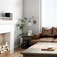 thumbnail image 4 of LNC 1-Light Brushed Gray and Clear Glass Transitional Wall Sconce, 4 of 15