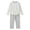 Gray, variant on StSilkitty Womens Pajama Sets 2 Piece Striped Long Sleeve Crewneck T-Shirts and Pants Outfits Lightweight Comfy Loungewear
