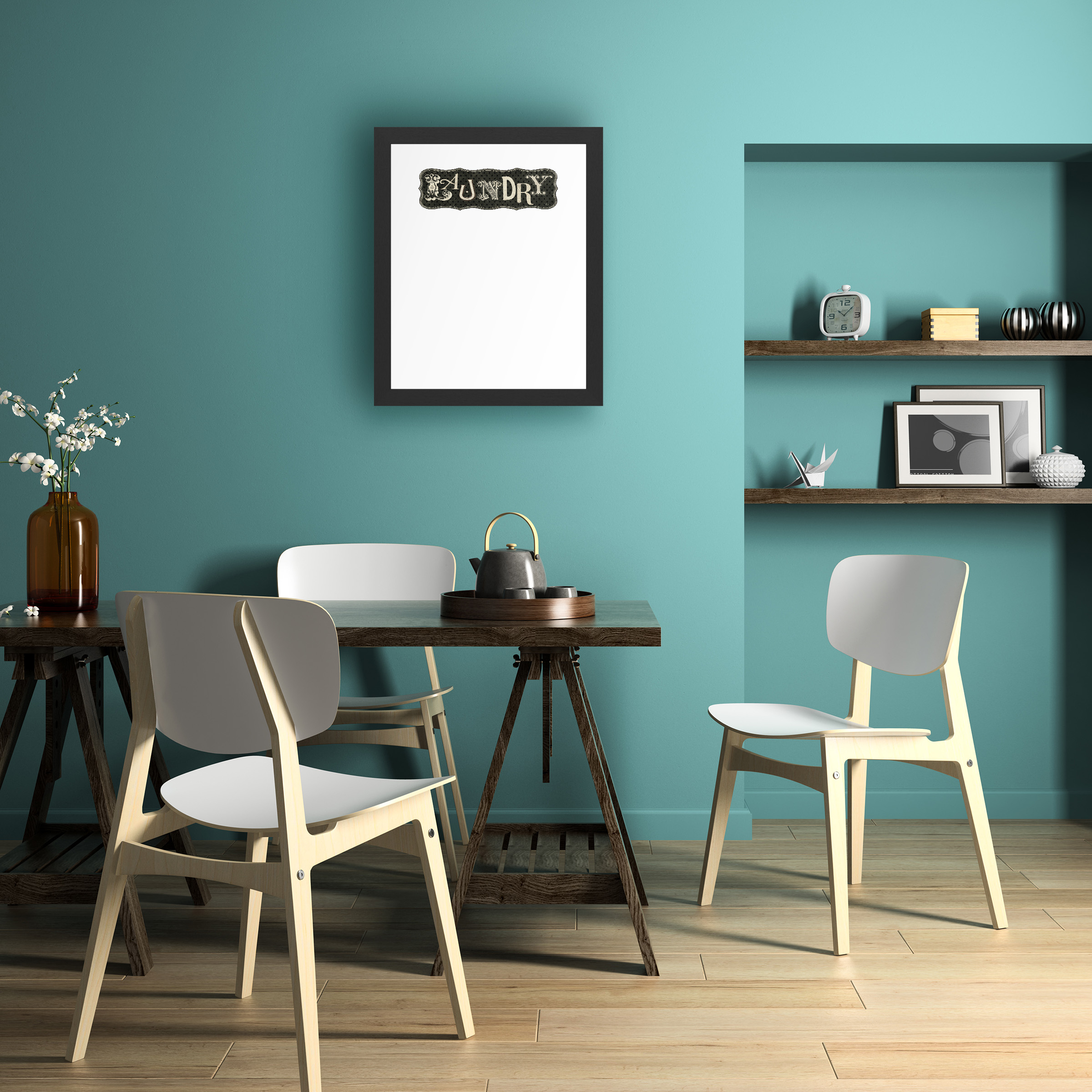 Trademark Fine Art 'Room Signs I - Laundry' Markerboard by Pela Studio