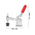 thumbnail image 3 of Vertical Handle Toggle Clamp, Vertical Toggle Clamp Portable Ergonomic Handle  For Assembly For Industrial For Fixed Clamping Of Machining, 3 of 8