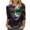 Multicolor#289, variant on YOIAVAIOY Girl Mardi Gras T Shirt 3/4 Sleeve Bling Glitter Carnival Outfits Trendy Spring Sequin Print Crewneck Tunic Tops Multicolor M