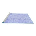 thumbnail image 2 of Ahgly Company Machine Washable Indoor Rectangle Oriental Blue Traditional Area Rugs, 4' x 6', 2 of 4