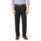 thumbnail image 1 of Dockers Pantalones caqui cómodos de ajuste relajado para hombre, metal negro plisado, 36 ancho x 32 largo, 1 of 1