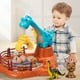 thumbnail image 1 of Máquina de garras de dinosaurio para niños, pequeña máquina de garras de dinosaurio, dispensador de premios, juguetes, actividades, mini juego de grúa para niños de 3, 4 y 5 años, 1 of 7