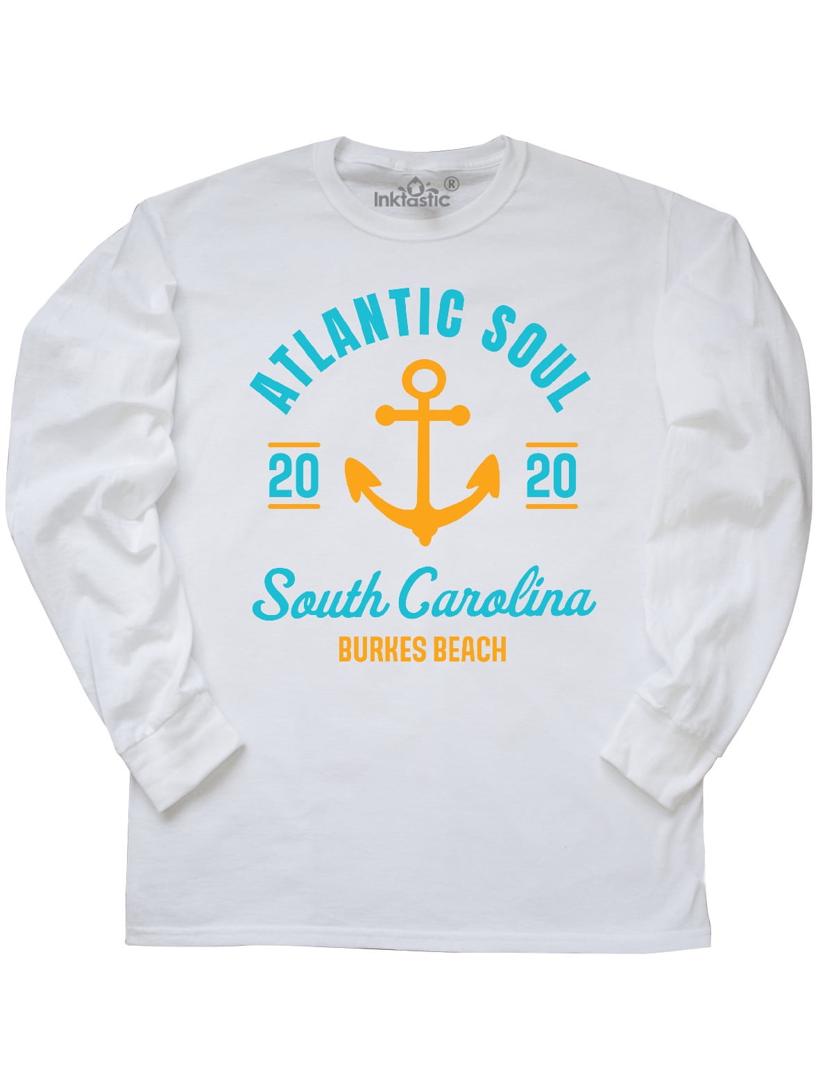 inktastic Atlantic Soul South Carolina Burkes Beach 2020 Long Sleeve Creeper 