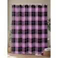 thumbnail image 4 of Shower Curtains Check Plaid Bath Curtain Buffalo Plaid Waterproof Bathroom Shower Curtain Set with Hooks Decoration 72 x 72 Inches, 4 of 7