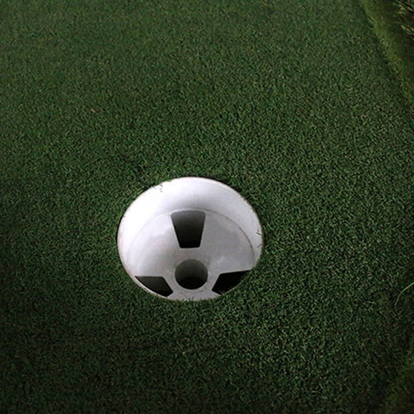 Phenofice 4Pcs Golf Hole Putting Cup White Plastic Golf Training Tool for Home and Course Use