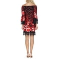 thumbnail image 2 of Polka Dot Printed Off the Shoulder Mini Dress, 2 of 4