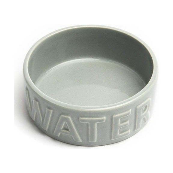 Park Life Designs 8.5" Large Pet Bowl | Classic Water (Grey)