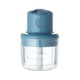 thumbnail image 1 of Bearachild Picadora de ajo, picadora de alimentos de plástico sin satén, picadora de ajo eléctrica recargable para el hogar Cocina y Comedor Azul 250ML, 1 of 6