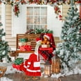 thumbnail image 6 of Christmas Goose Costume Set for 23 inch Statues - Hat & Clothes for Yard, Patio & Garden Decor (Goose Not Included), Festive Outfit to Elevate Christmas Outdoor Displays, Red 2, 6 of 7