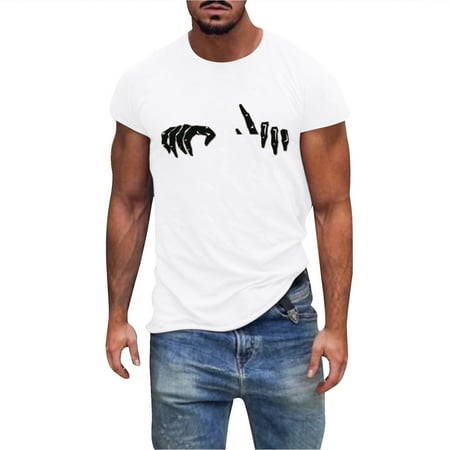 

KI-8jcuD Mens Four Seasons Fashion Casual Cotton Print T Shirt Short Sleeve Shirt Top Blouse Custom T Shirts Large Shirts for Men T Shirt Men Corset Shirt Layering Tees for Men Long Sleeve Mens