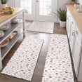 thumbnail image 2 of Red Christmas Tree Pattern Kitchen Rugs Sets Of 3,Kitchen Runner Rugs Non Skid Washable,Decorative Kitchen Floor Mats for Kitchen,Sink,Laundry,17"x30"+ 17"x47" + 17"x59", 2 of 6