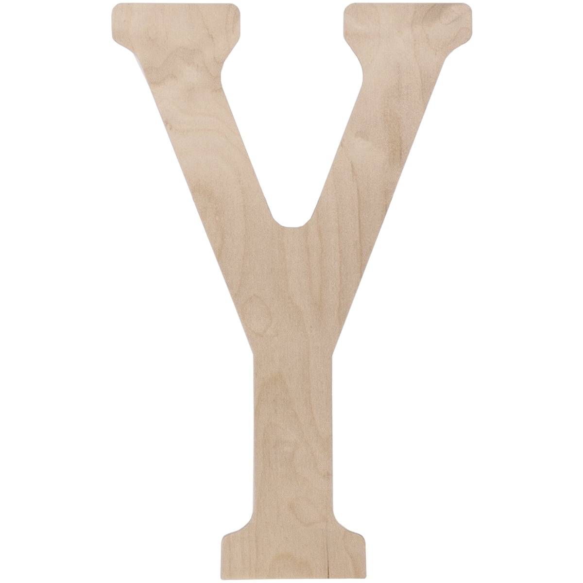 Wood Letters 18"Y, Pk 1, Walnut Hollow